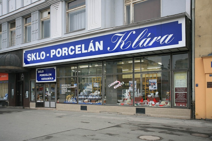 vzorkovna porcelánu